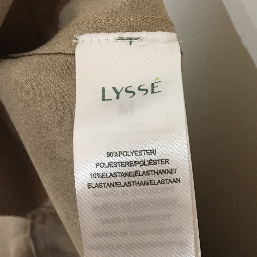 LYSSÉ FAUX LEATHER ASYMMETRIC PEBBLED TAN JACKET - Picture 5 of 5